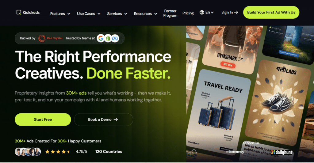 Top AI Ad Maker Tools - QuickAds  - 2