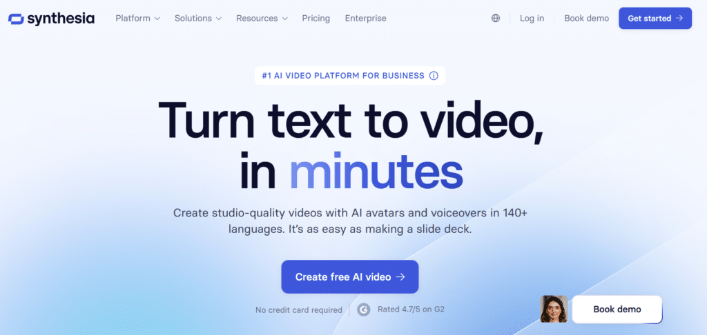 Synthesia - AI Video Editing Software  - 8
