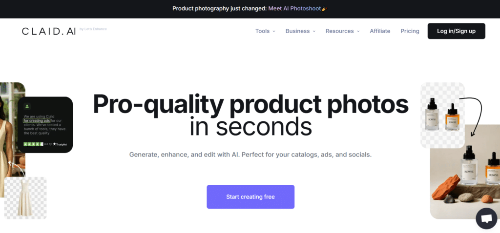 Claid AI - Best AI Image Editing Software  - 3