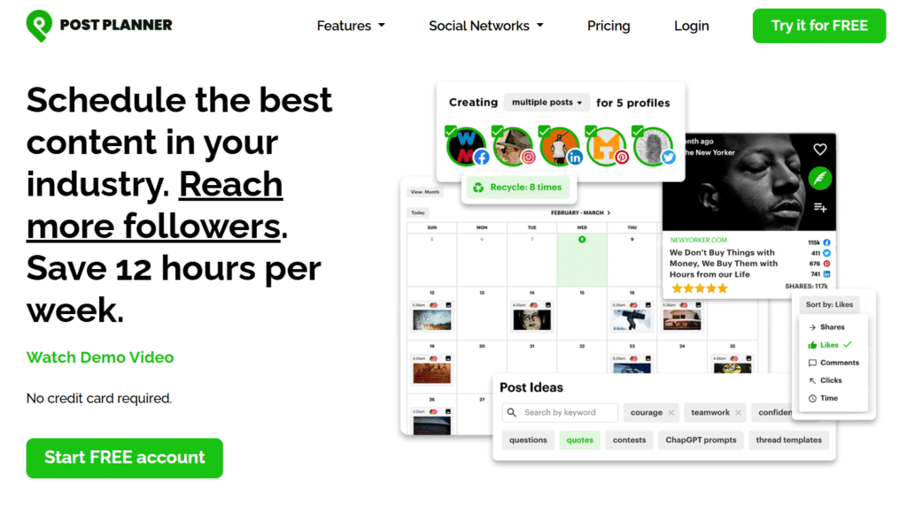 PostPlanner - AI Social Media Scheduling Tools - 5