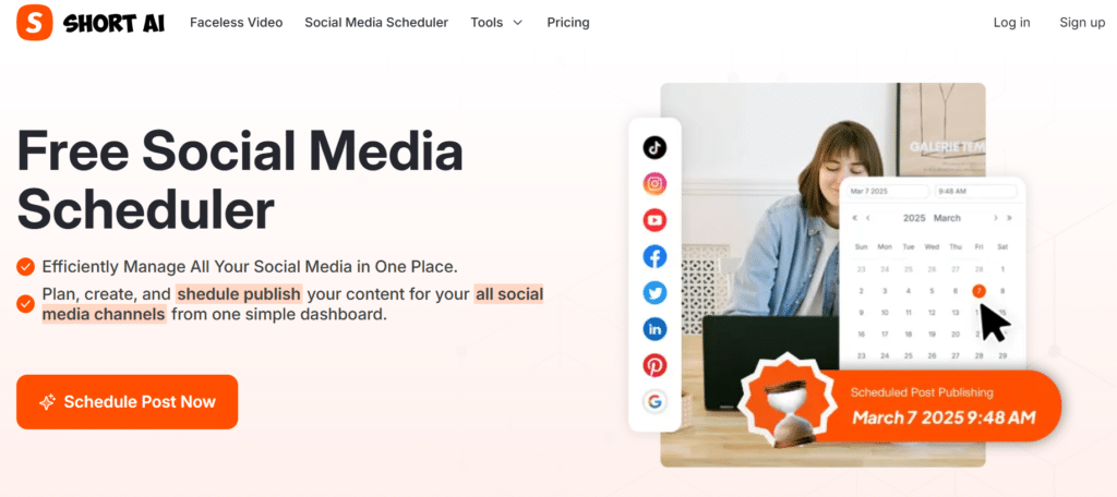 Short AI - AI Social Media Scheduling Tools - 9