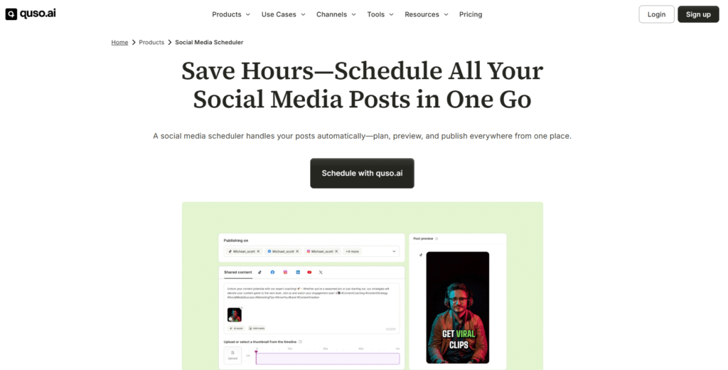 Quso AI - AI Social Media Scheduling Tools - 10