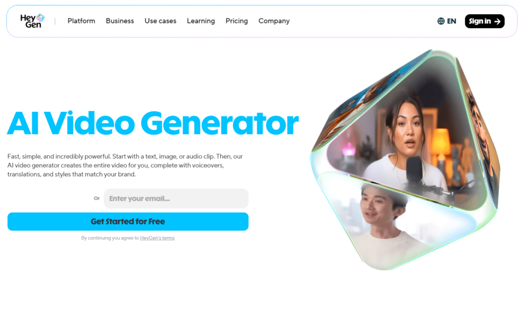 HeyGen - Best AI UGC Platforms - 5