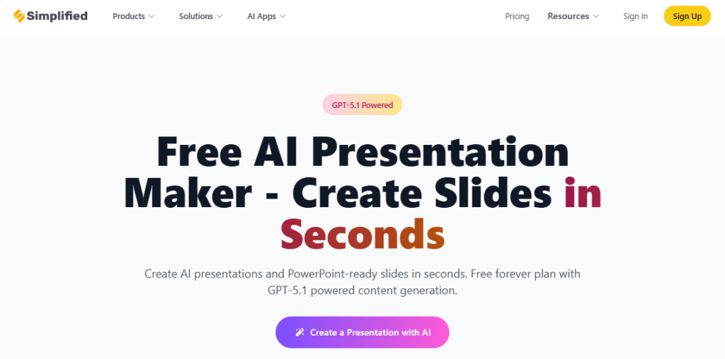 Simplified - AI Presentation Maker - 7
