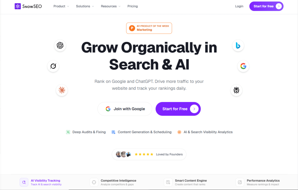 SnowSEO - Best SEO Content Wiritng Tools - 5