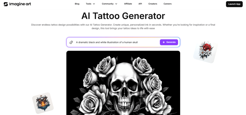 Imagine.Art - AI Tattoo Generators - 3