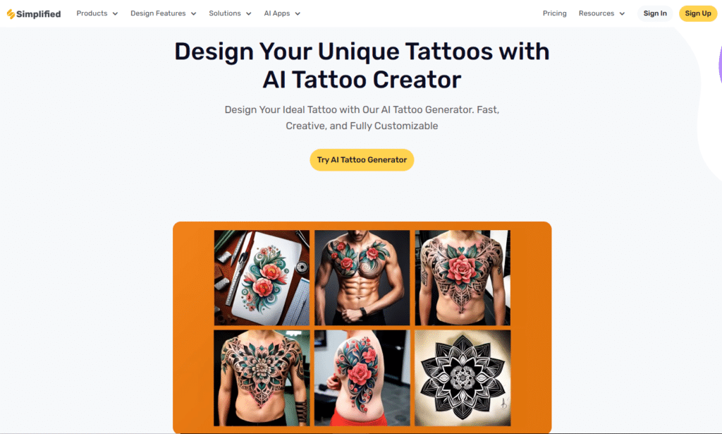 Simplified - AI Tattoo Generator - 4