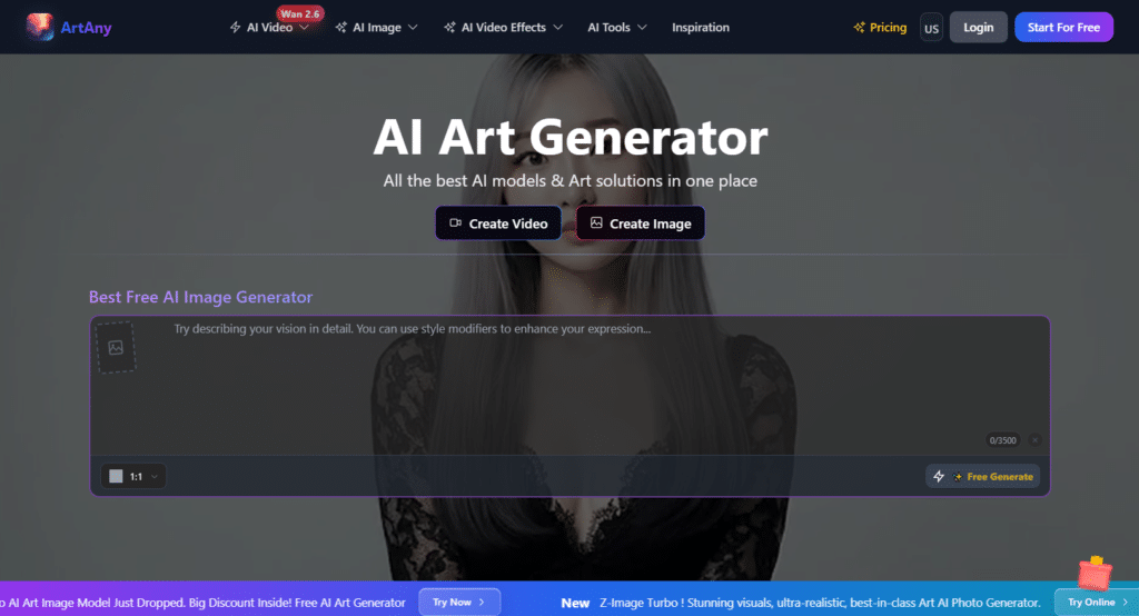 Artany AI - Best AI Art Generator  - 2