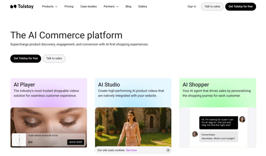 Best AI Ecommerce Tools - Tolstoy - 3