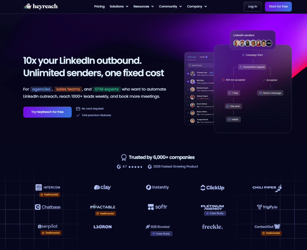 Best AI Lead Generation Tools - HeyReach - 6