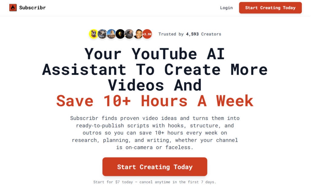Best AI YouTube Automation Tools - Subscribr AI - 4