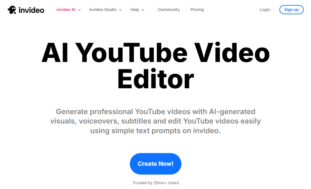 Best AI YouTube Automation Tools - Invideo AI - 5