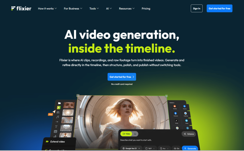 Best AI YouTube Automation Tools - Flixier - 7