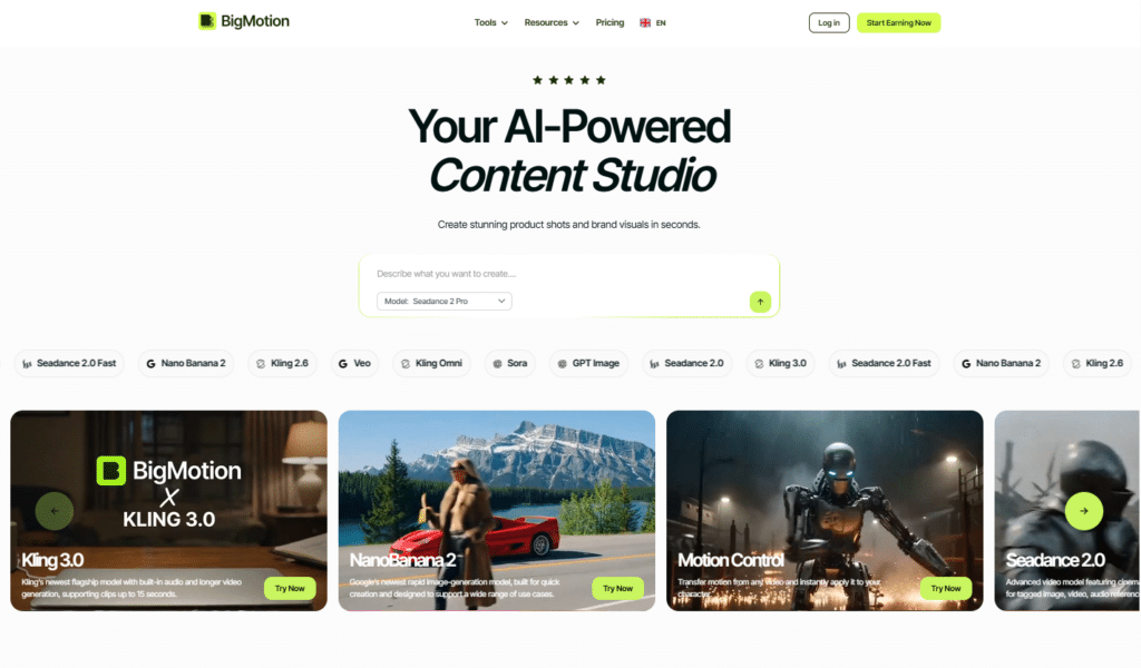 Best AI YouTube Automation Tools - Bigmotion AI - 11
