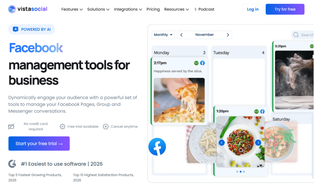 Best Facebook Ads Tools - Vista Social - 3