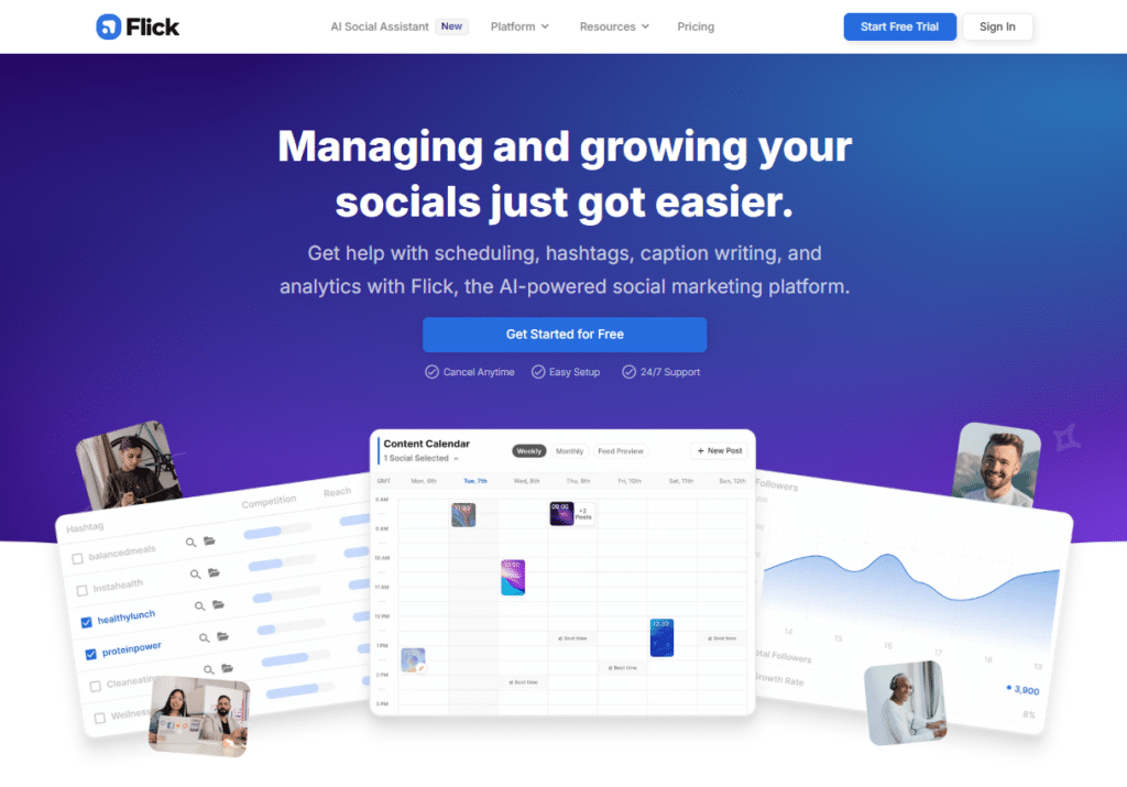 Best Instagram Automation Tools - Flick.social - 1