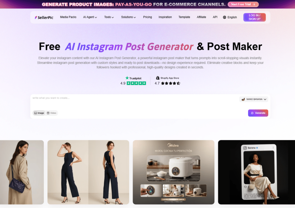 Best Instagram Automation Tools - SellerPic AI - 7
