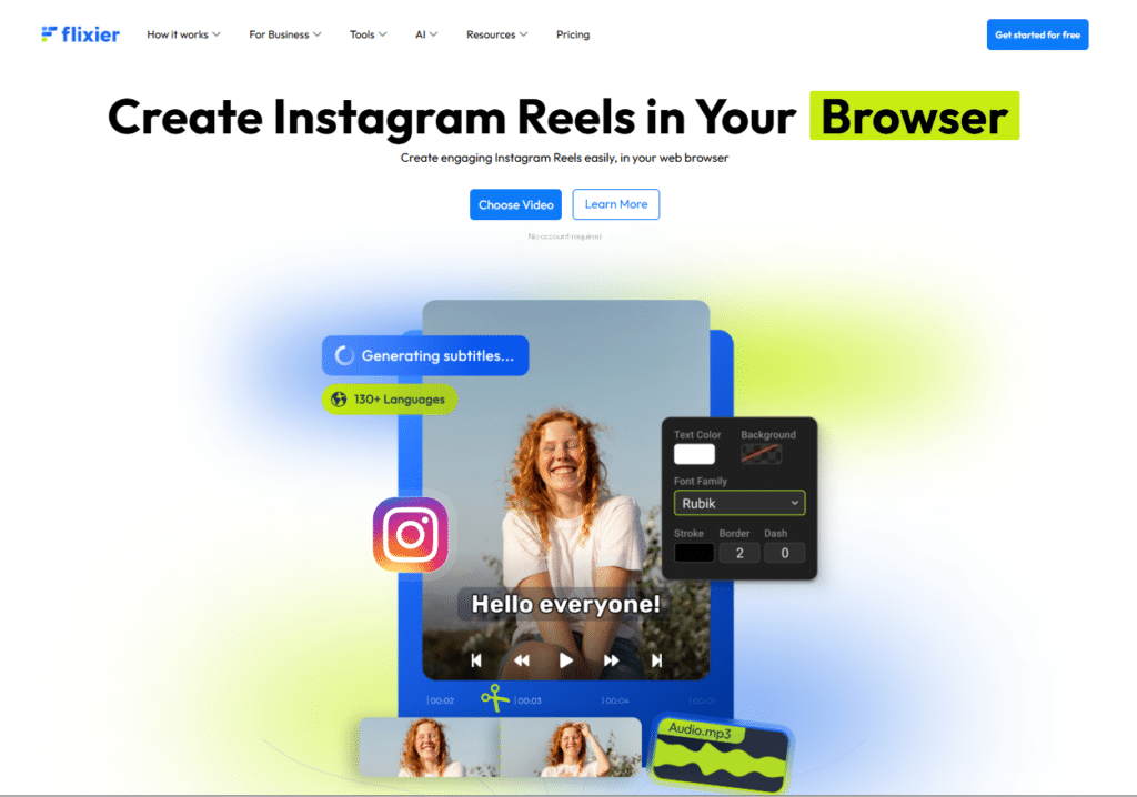Best Instagram Automation Tools - Flixier - 9