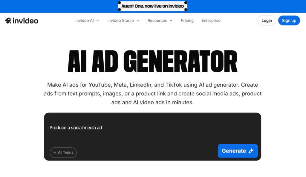 Top AI Ad Maker Tools - InVideo AI - 3