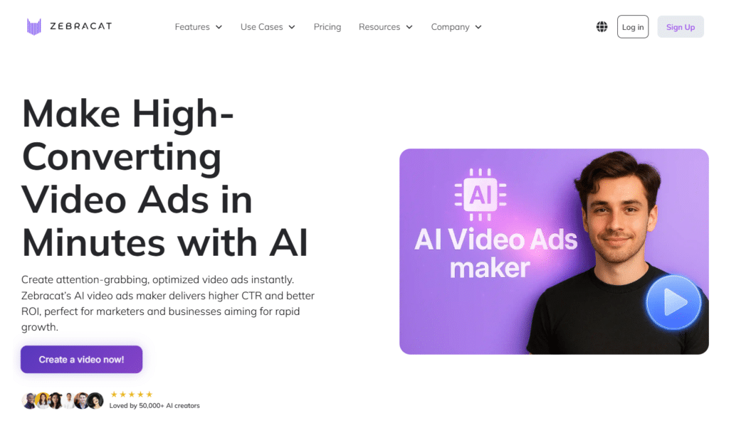 Top AI Ad Maker Tools - Zebracat - 8
