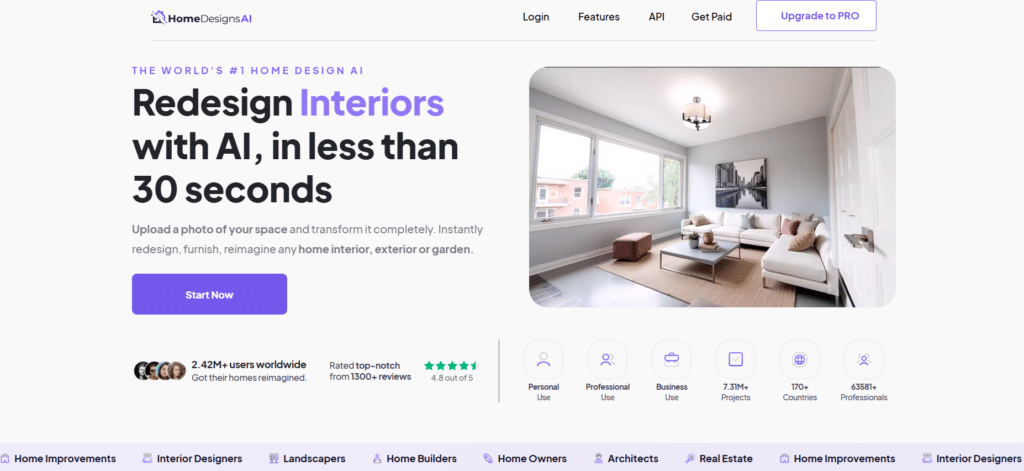 HomeDesigns AI - Best AI Home Design Software  - 2