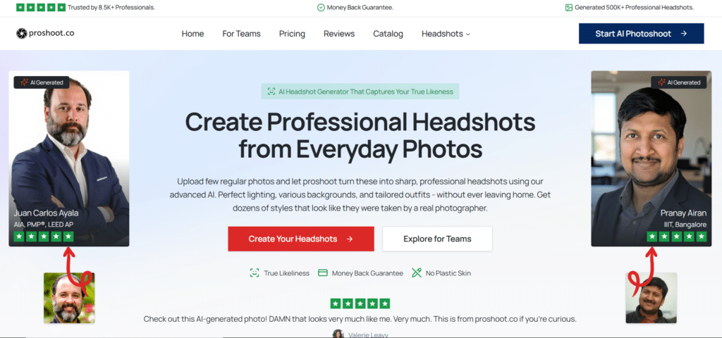 Proshoot - AI Headshot Generators - 9