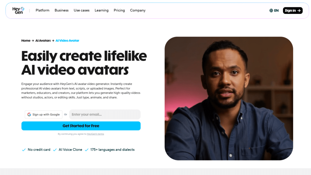 HeyGen - AI Avatar Generator Tools - 2