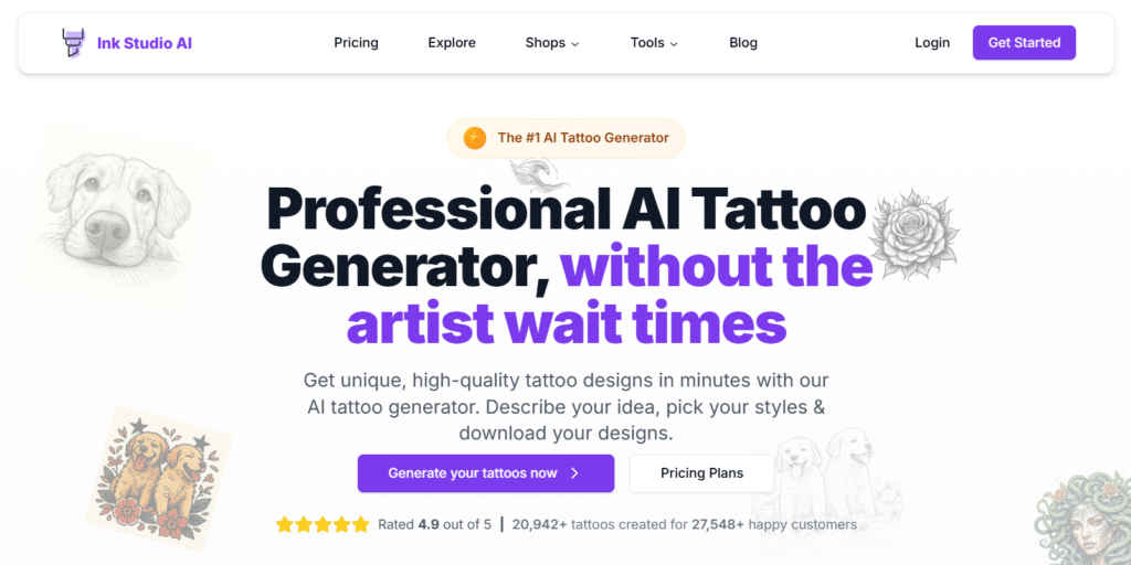 Ink Studio AI - AI Tattoo Generators - 2