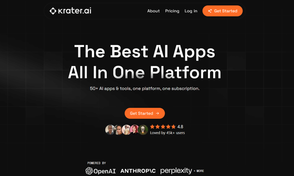 Krater AI - All In One AI Platform  - 4