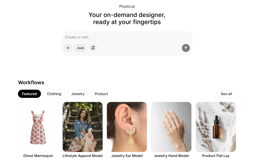 Pixelcut- Best AI Image Editing Software  - 1