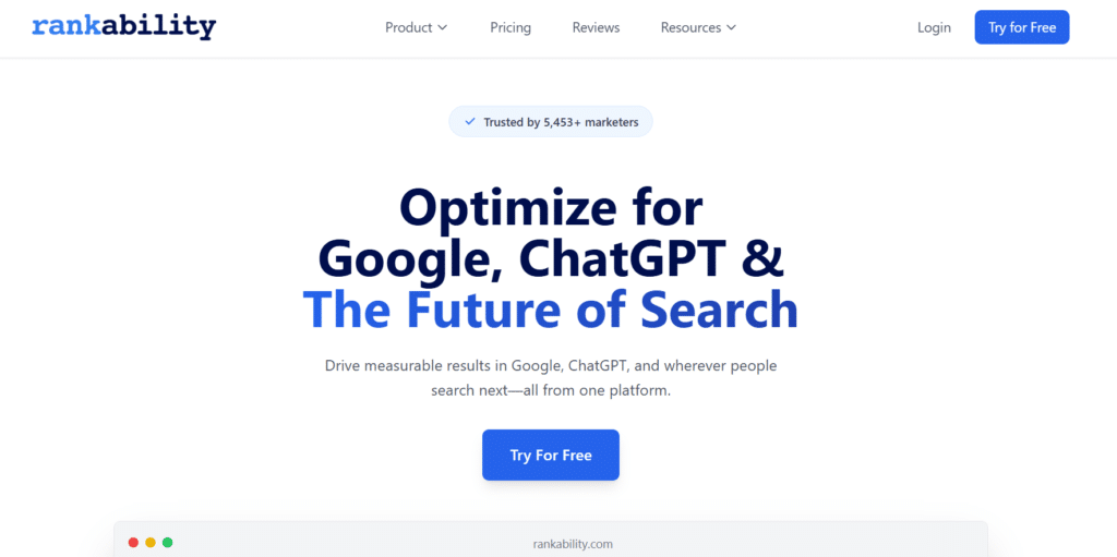 Rankability - AI SEO Tools - 2