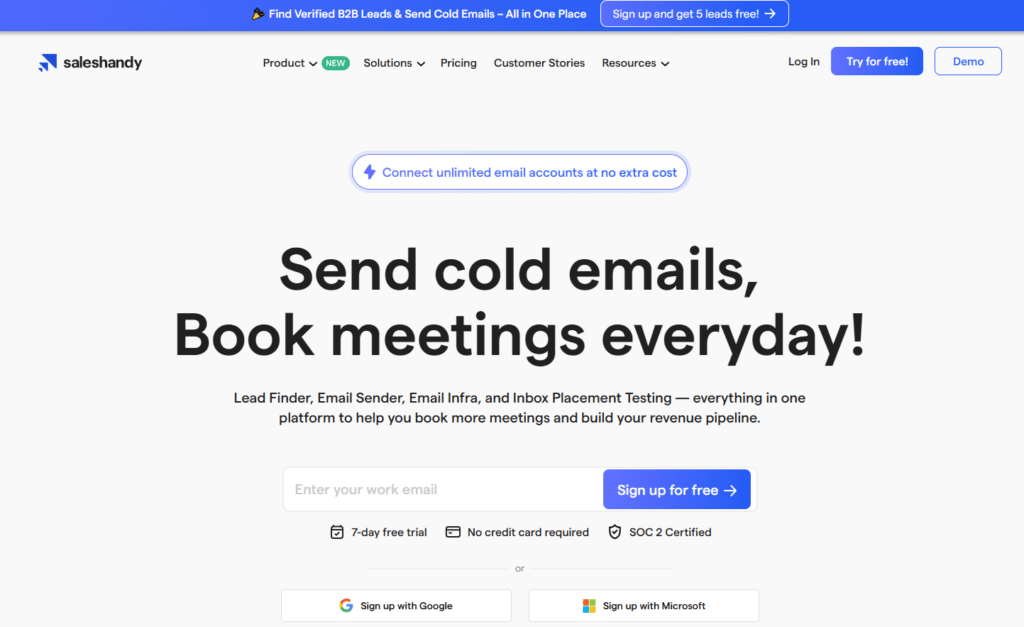 Saleshandy - AI Cold Email Software - 1