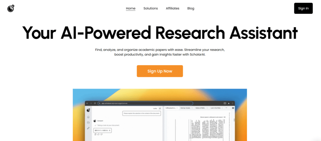 Scholar AI - AI Research Assistant - 5