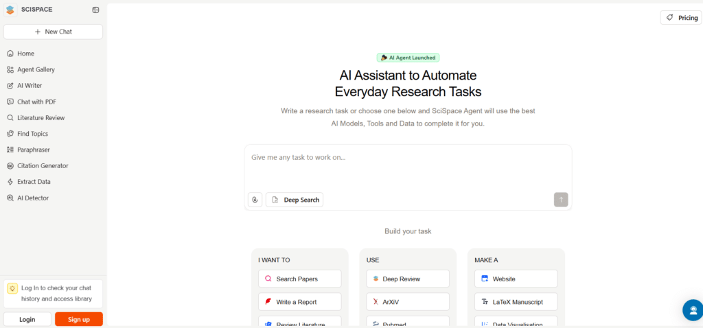 SciSpace - AI Research Assistant - 1