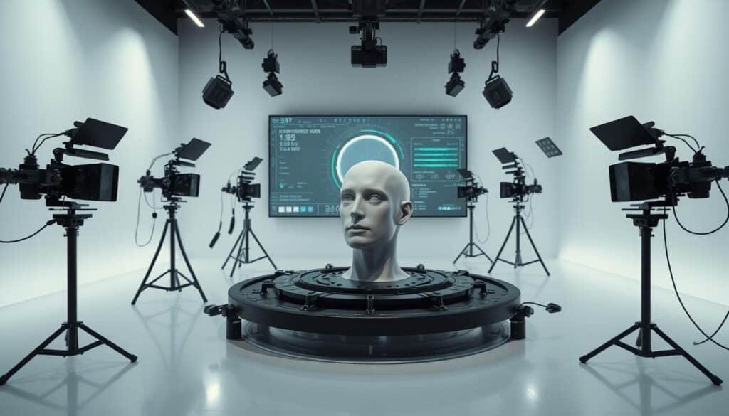 AI headshot generator process