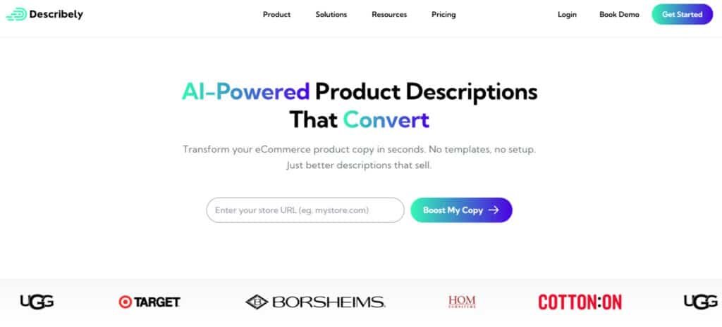 Describely.ai - AI-powered platform for eCommerce