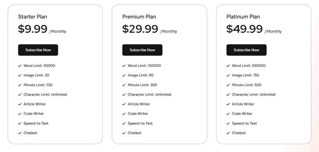 Everneed AI - Pricing 1