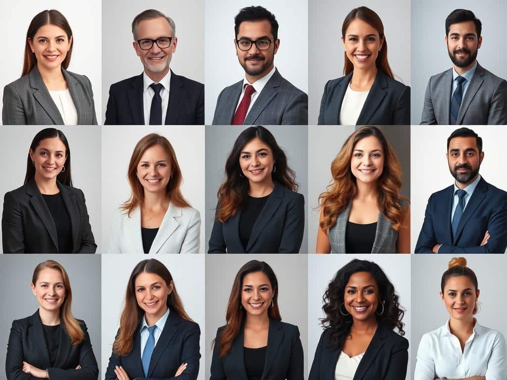 Multiple style variations of professional headshots generated by BetterPic Multiple style variations of professional headshots generated by BetterPic