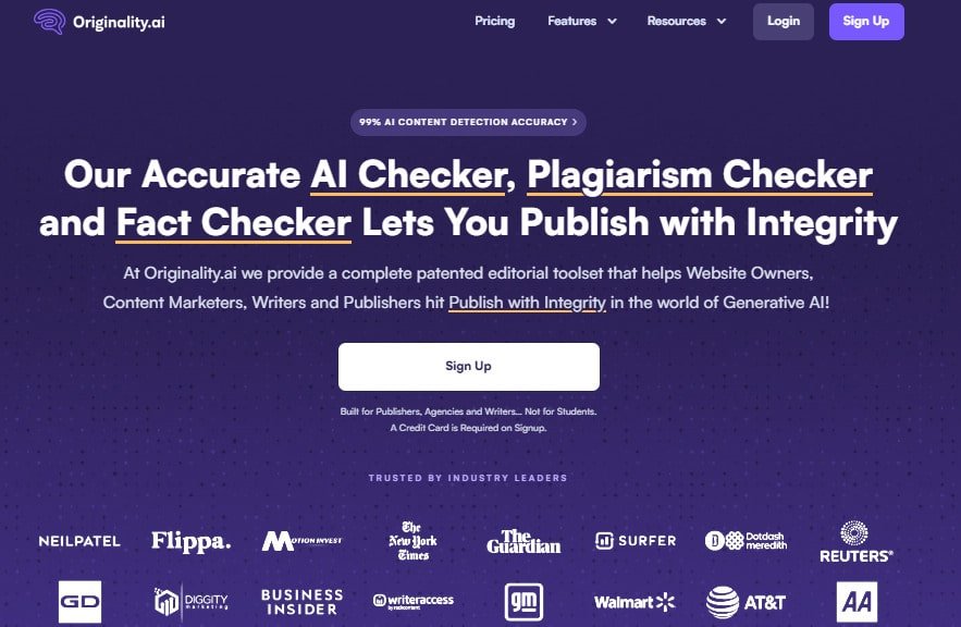What is Originality.ai - plagiarism detection tool