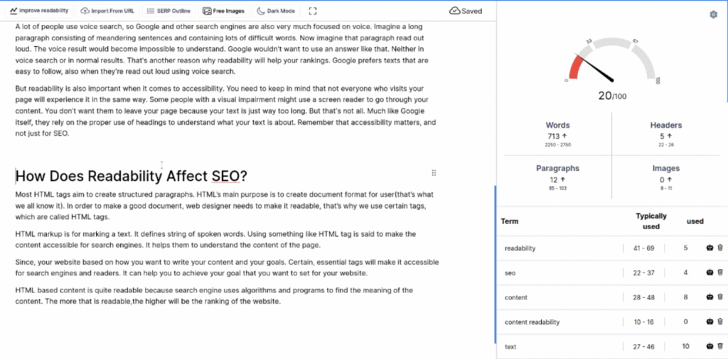 AISEO Review: AISEO Topical Authority Score