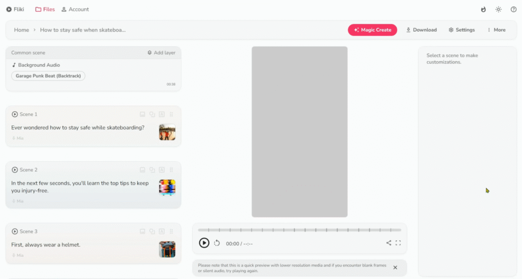 Fliki Review: Fliki Video Embed