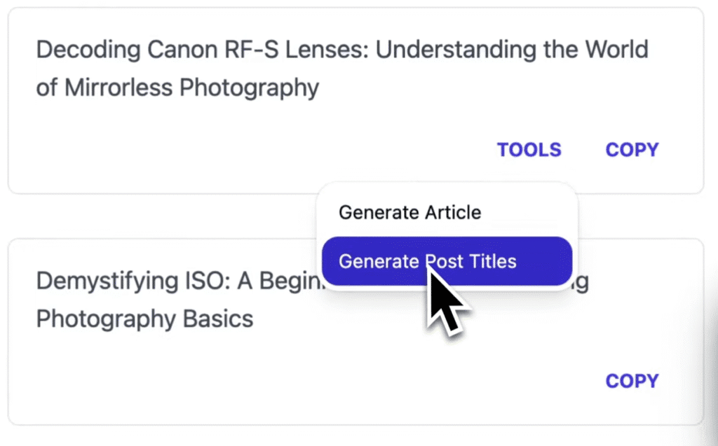 RightBlogger Review: RightBlogger Smart Suggest Generate Posts Titles and Ideas
