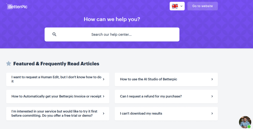 Betterpic Review: BetterPic Customer Support