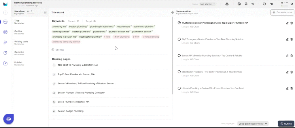 Outranking.io Review: Outranking Automated Content Planning