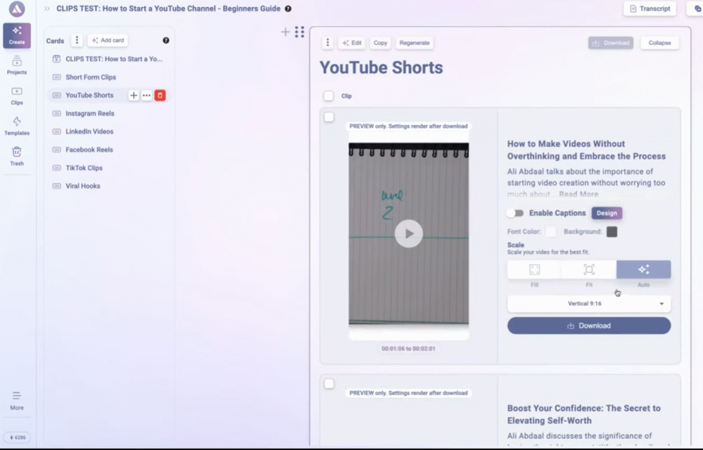 Alphana Review: Content Repurposing From Video To YouTube Shorts with Alphana AI