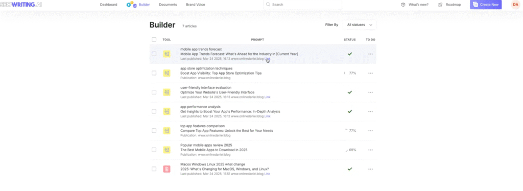 SEOWriting AI Review: SEOWriting AI Interface Similar To Google Docs