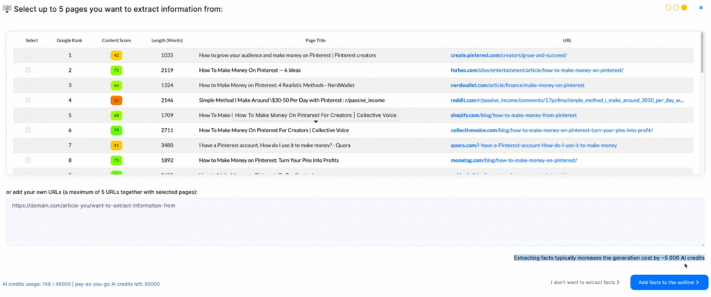 Neuronwriter Review: Neuronwriter Competitor Information Extraction