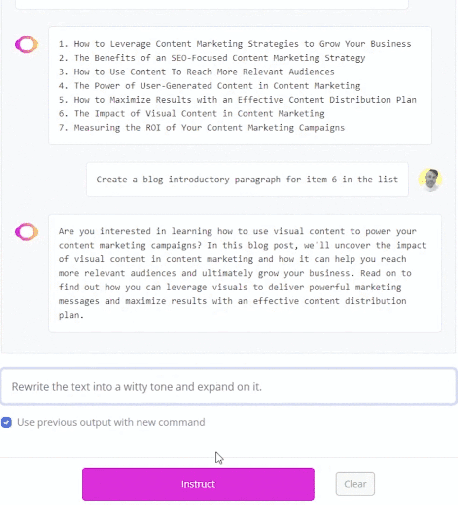 ContentBot.ai Review: ContentBot.ai Instructbot helps in Content Creation