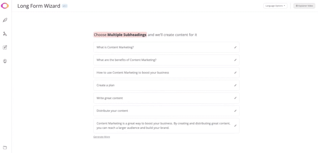 ContentBot.ai Review: ContentBot.ai Easy to use Tool Placement