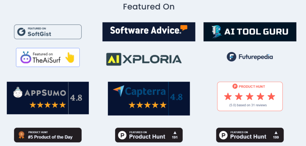 CrawlQ.ai Review: CrawlQ.ai Featured On, Reviewed By, Rated By different Companies